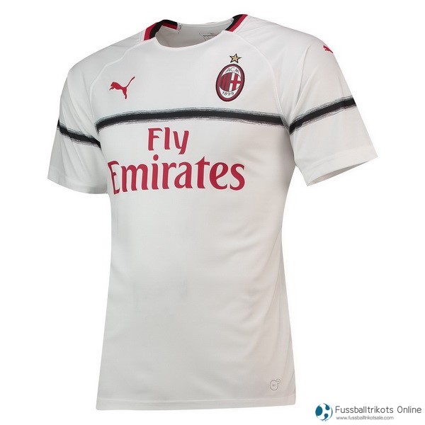 AC Milan Trikot Auswarts 2018-19 Weiß Fussballtrikots Günstig